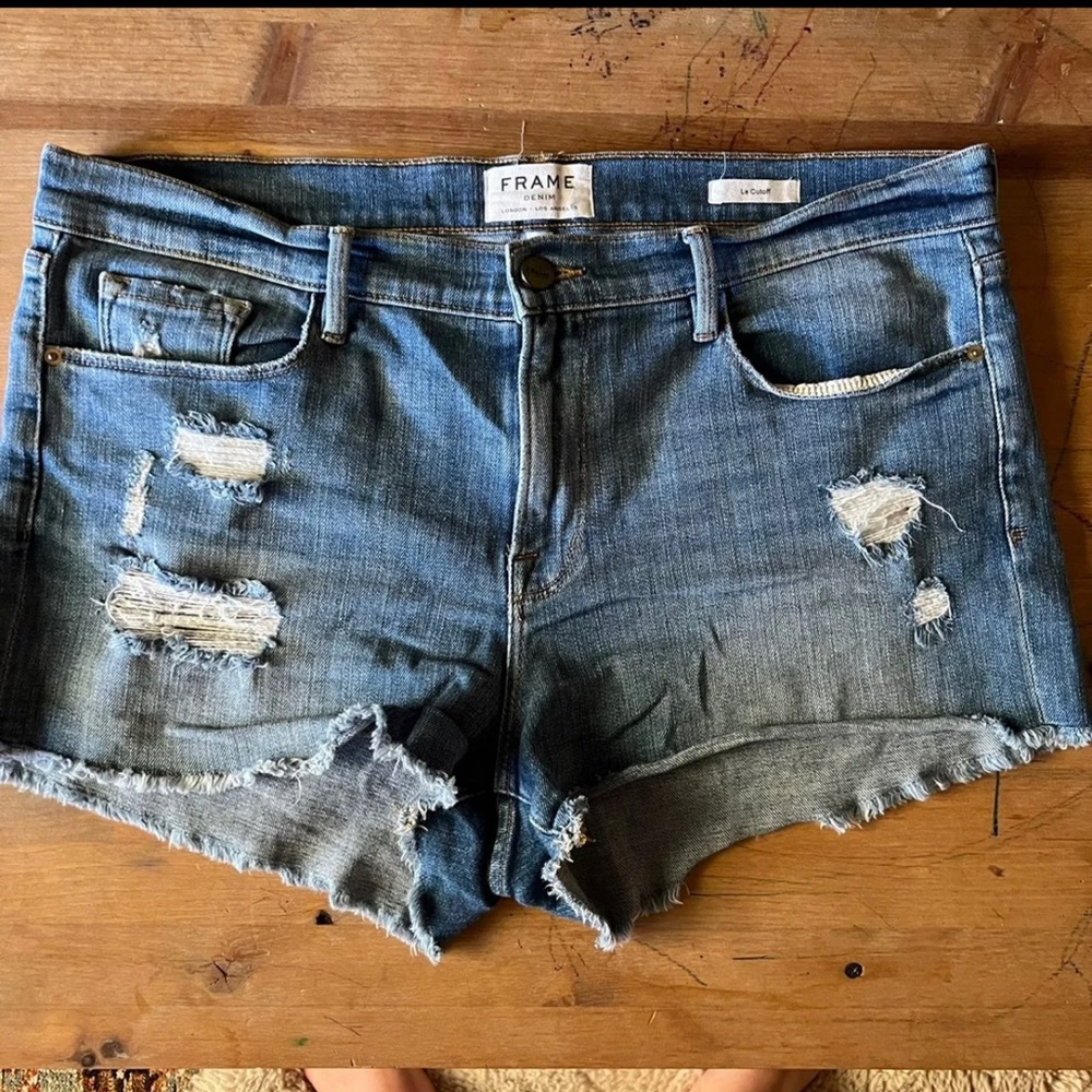 FRAME Jean shorts le cut off